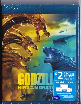 Godzilla: King of the Monsters (Blu-ray) DVD New SEALED-image