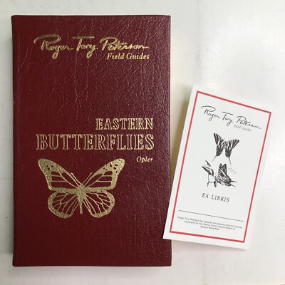 Roger Tory Peterson Field Guides: EASTERN BUTTERFLIES HC Leather Bound Bookplate-image