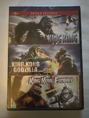 King Kong/King Kong vs Godzilla/King Kong Escapes (DVD, 2014, Widescreen)-image