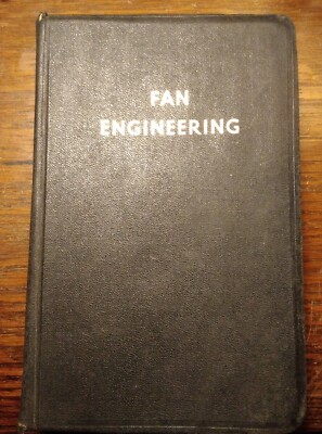Fan Engineering Text Handbook Vtg 1970 Buffalo Forge 7th Edition Pullout Graphs-image