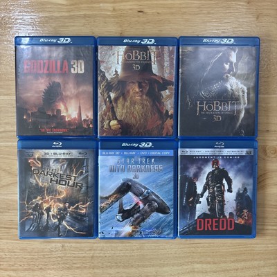 3D Blu-ray 6 Movie Bundle Lot - Sci-Fi - 17 Disc-image