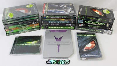 Lot of Godzilla Media VHS CD DVD Blu-Ray-image