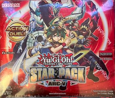 Star Pack Arc-V 1st Edition Booster Box Brand New Sealed-image