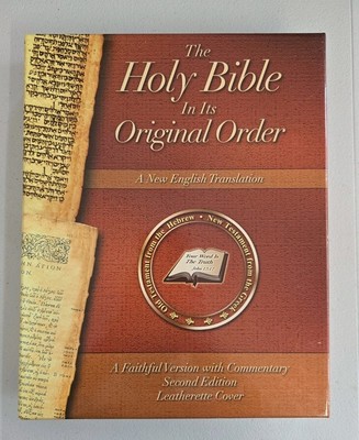 The Holy Bible In Its Original Order Leather Cover -image