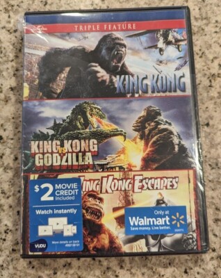 Universal King Kong vs Godzilla Escapes Movie DVD Movie Vintage Rare Set Lot-image