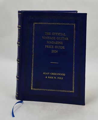 The Official Vintage Guitar Magazine Price Guide 2023 [Premium Leather Bound]-image