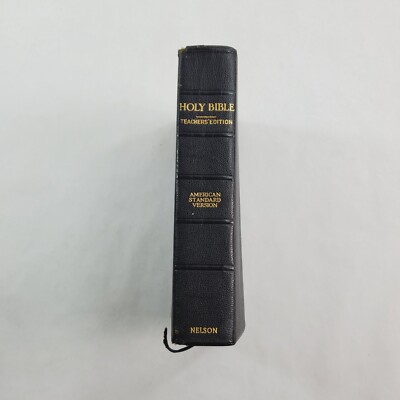 Holy Bible Teachers' Edition American Standard Version Nelson 1929 Leather-image