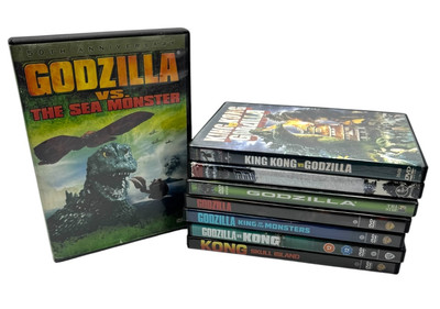 Lot Of 8 Godzilla DVD Vs The Sea Monster Godzilla Final Wars & More Read Descrip-image