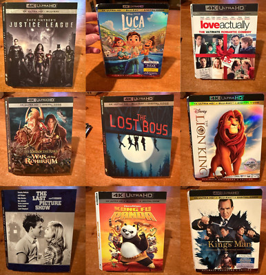 4K SLIPCOVER ONLY! (FREE SHIPPING)(w/Photos!)(No Disc/Case/Art) Ultra HD/UHD L02-image