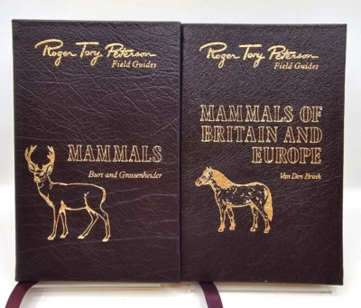 Easton Press Roger Tory Peterson Field Guide Mammals Britain Europe Lot Leather-image
