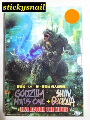 Anime DVD Godzilla Minus One + Shin Godzilla The Movie ENG SUB All Region-image
