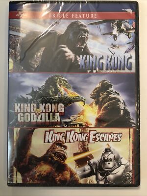 Universal King Kong, King Kong vs Godzilla, King Kong Escapes Movie DVD-image