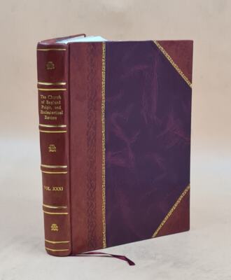 The Church Of England Pulpit, And Ecclesiastical Review. Volume [Leather Bound]-image