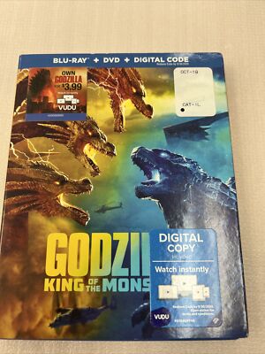 Godzilla: King of the Monster (Blu-Ray/DVD) Superb Condition W/Slip-image
