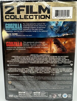 2 Film DVD Collection Godzilla King of the Monsters & Godzilla VG Clean Discs!-image