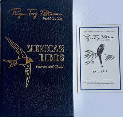 Mexican Birds Roger Tory Peterson Field Guide Easton Press Leather 50th-image