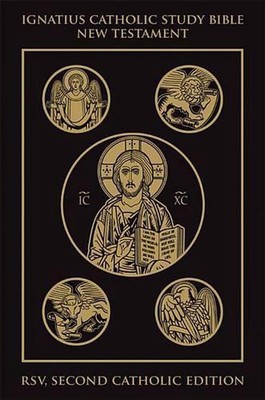 Ignatius Catholic Study New Testament-RSV by Ignatius Press (English) Leather Bo-image