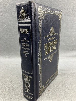 The Works of Rudyard Kipling Complete Unabridged HC Leather 1984 Book-image