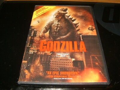 Godzilla, Elizabeth Olsen, Bilingual, 2-Disc DVD, 2014, Used.-image