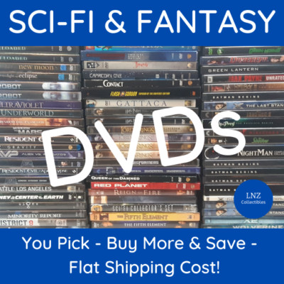Science Fiction & Fantasy DVDs Sci-Fi Anime Action Movies **You Pick** **Read**-image