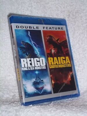 Kaiju Clash Double Feature Reigo And Raiga (Blu-ray, 2020) NEW godzilla monsters-image