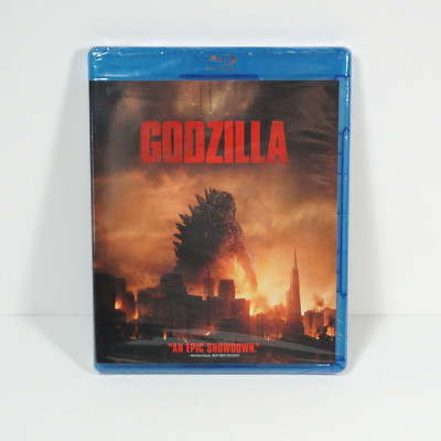 Godzilla (2014) Blu-Ray New Sealed Bryan Cranston Elizabeth Olson Ken Watanabe-image