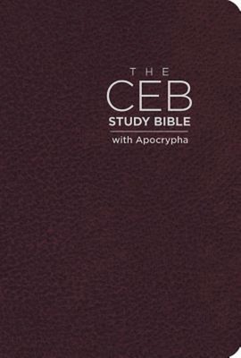 The CEB Study Bible with Apocrypha Bonded Leather Cordovan-image