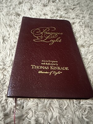 Passages of Light: Selected Scriptures w/ Reflections by Thomas Kinkade LEATHER-image