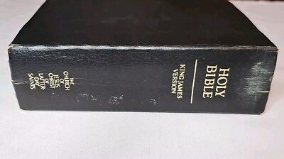 Holy Bible KJV King James Version Latter-Day Saints LDS Mormon 1989 Leather Like-image