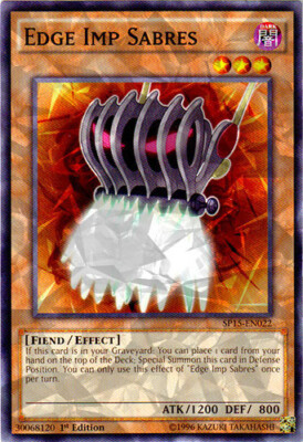 Edge-Imp Sabres - SP15-EN022 - Shatterfoil - 1st Edition NM YuGiOh!  Star Pack A-image