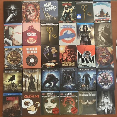Horror Blu-ray Steelbook Lot! Rare, Great Prices!-image