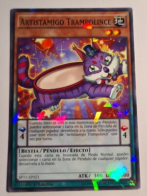 Performapal Trampolynx●YUGIOH●SP15●SHATTERFOIL●SPANISH●NM●1st EDITION●NM #05048-image