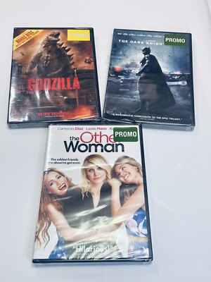 📀 Lot Of 3 🆕 Sealed DVDs Godzilla, The Dark Knight Rises, The Other Woman-image