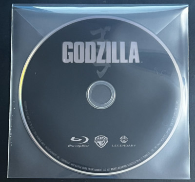 NEW GODZILLA (2014) - Blu-ray disc only in clear plastic envelope / no case-image