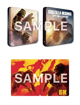 Godzilla Kong The New Empire Blu-ray Deluxe Edit 4K Ultra HD Blu-ray w/steelbook-image