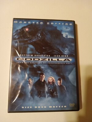 Godzilla MONSTER EDITION (DVD 2006) MATTHEW BRODERICK JEAN RENO SPECIAL FEATURES-image