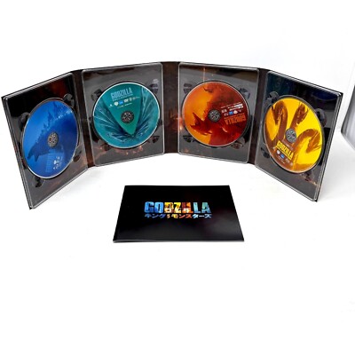 S.H.MonsterArts Godzilla 2019 Poster Color Ver Limited Figure 4K ULTRA Blu-ray-image