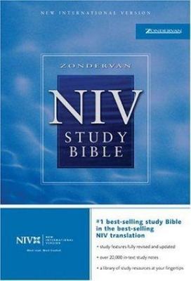 Zondervan NIV Study Bible  Zondervan   Book  is Leather Bound-image