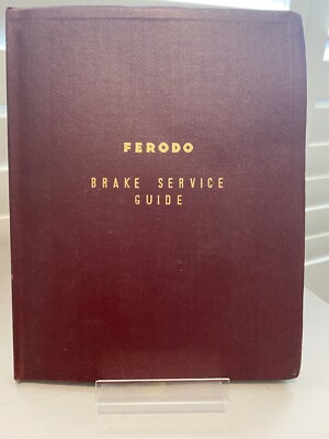 Ferodo Brake Service Guide - As Photo. Leather Bound-image
