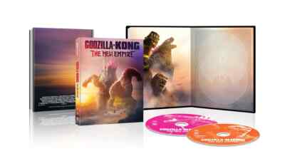Godzilla x Kong: The New Empire Lenticular 4K UHD Digibook Manta Lab **SEALED**-image