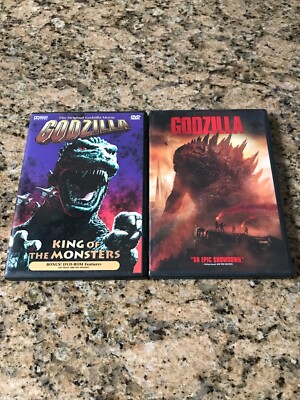 Godzilla, King of the Monsters (DVD B&W) + Godzilla (DVD Color) Very Good Condit-image