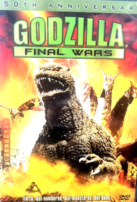 Godzilla: Final Wars (2004) DVD COVER AS SHOWN VERY GOOD-image