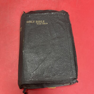 Holy Bible KJV Printed in Great Britain Collins Iona Clear-Type Press Text 1953-image