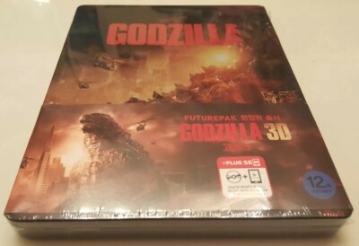 Godzilla Embossed 3D FUTUREPAK Like STEELBOOK (Bluray, Korea) Metalpak-image