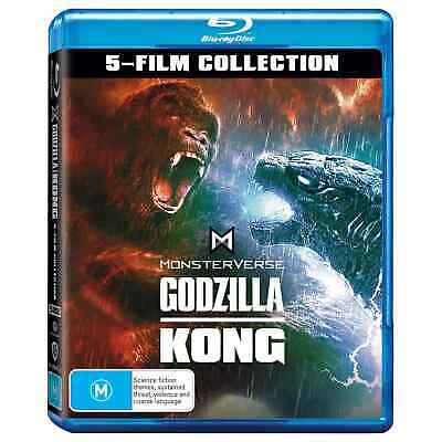 MonsterVerse 5-Film Collection Godzilla Kong Blu-Ray : NEW-image