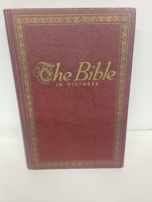 The Bible in Pictures ed by Rev. Ralph Kirby 1952 HC over 1,000 Pics with text-image