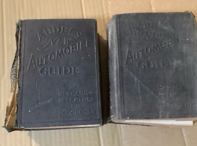 2 Audels Automobile Guide Mechanics Book 1949-image