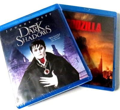 Dark Shadows (Blu-ray, 2012) Johnny Depp and Godzilla Lot-image