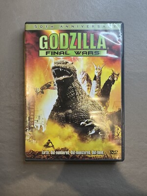 GODZILLA FINAL WARS 50th ANNIVERSARY 2004/05  DVD MOVIE PRE OWNED TESTED -image