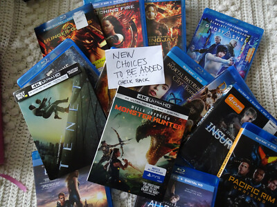Assorted SCI FI BLU-RAY/DVD or Blu-Ray only never watched YOU CHOOSE no digital -image